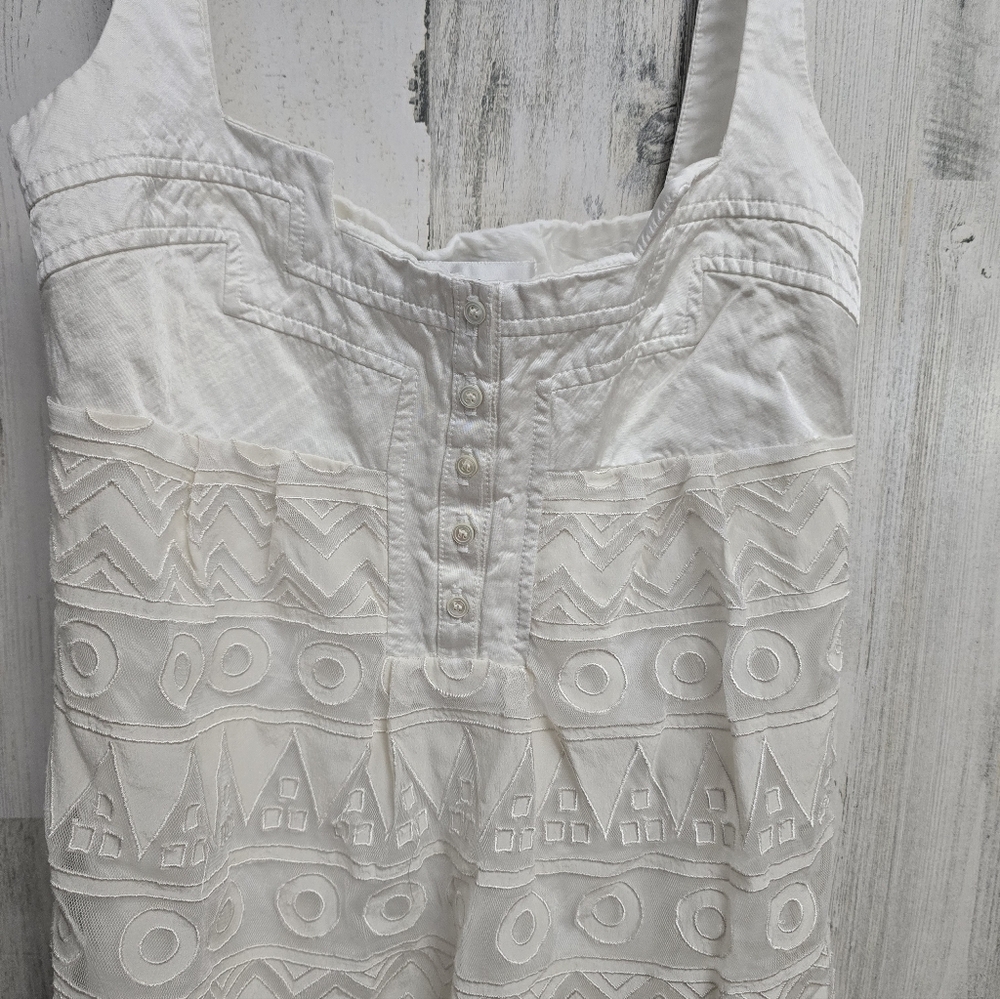 Nicole Miller Collection 100% Silk White And Cream Dress Womens Size 2 - Picture 2 of 9